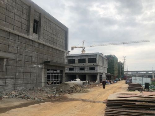 黃金商鋪預鑒財富，建工城陵磯國際汽車城工程進展喜人